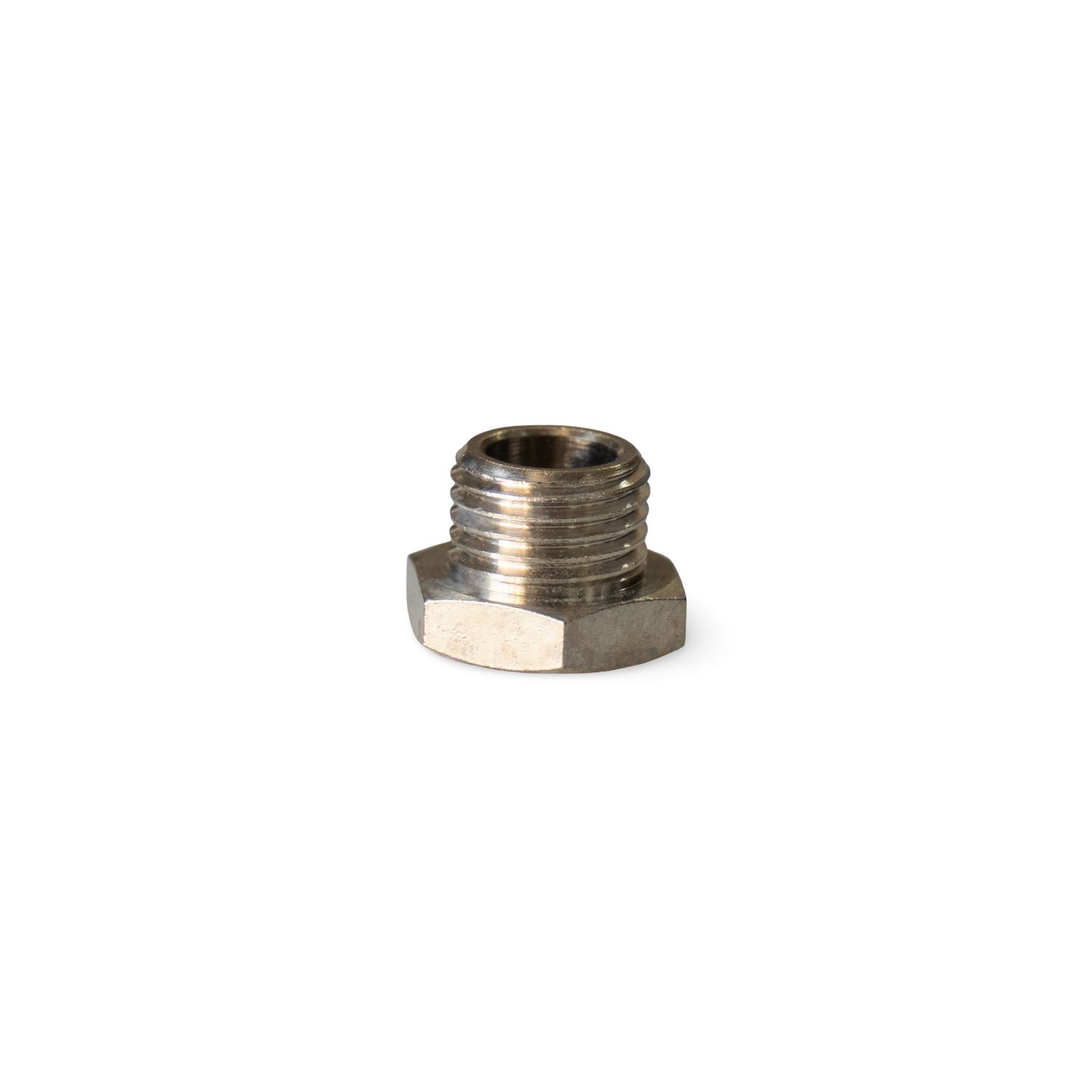 Boiler Plug - 1/4"M Chrome (Low Profile) [C1]