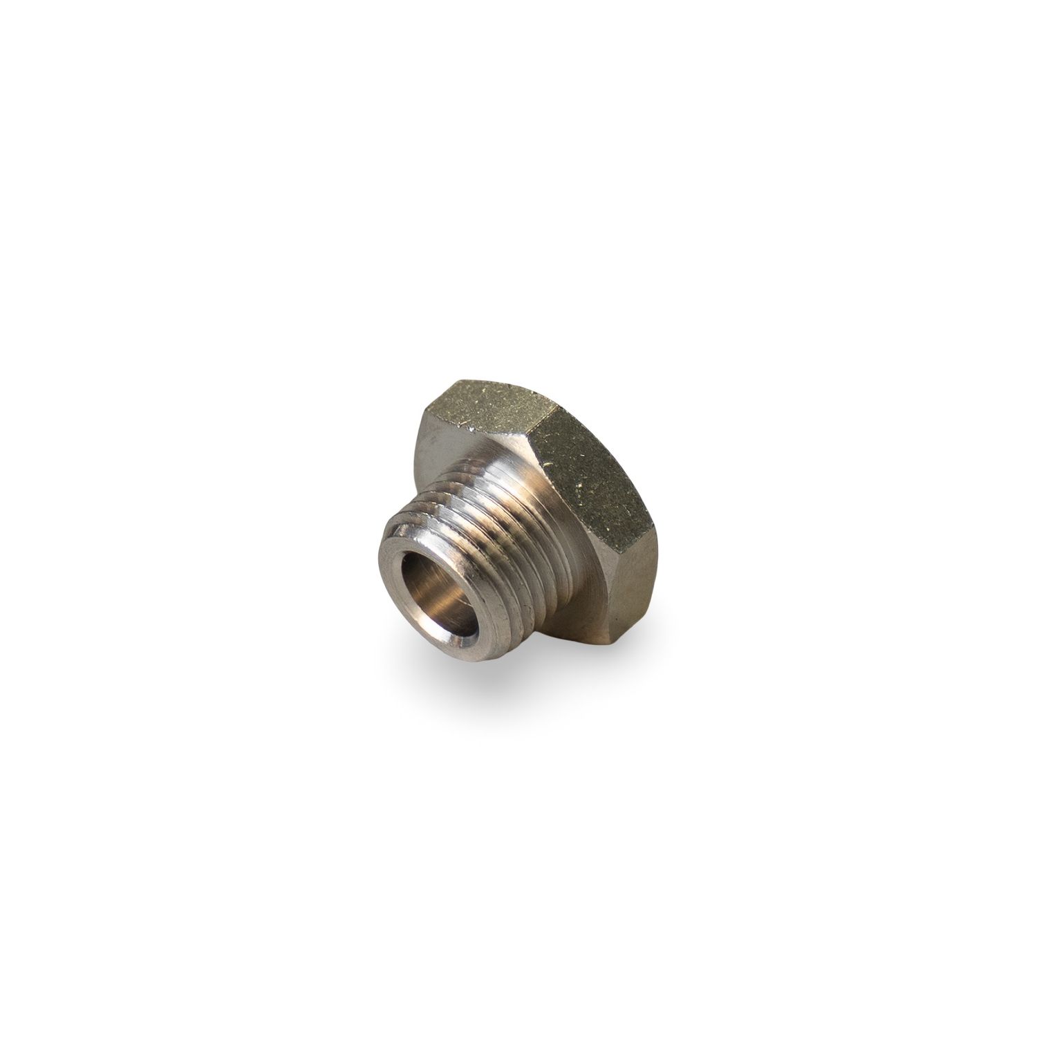 Boiler Plug (Low Profile) - 1/8"M Chrome