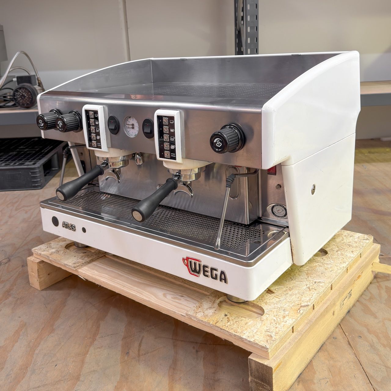 Wega Atlas 2 Group White Commercial Coffee Machine (pre-owned)