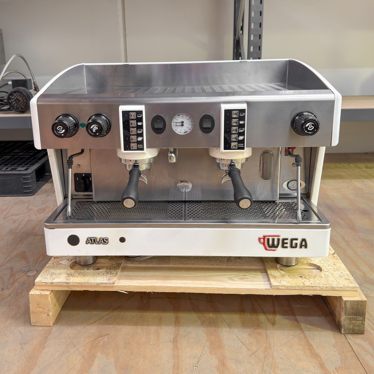 Wega Atlas 2 Group White Commercial Coffee Machine (pre-owned)
