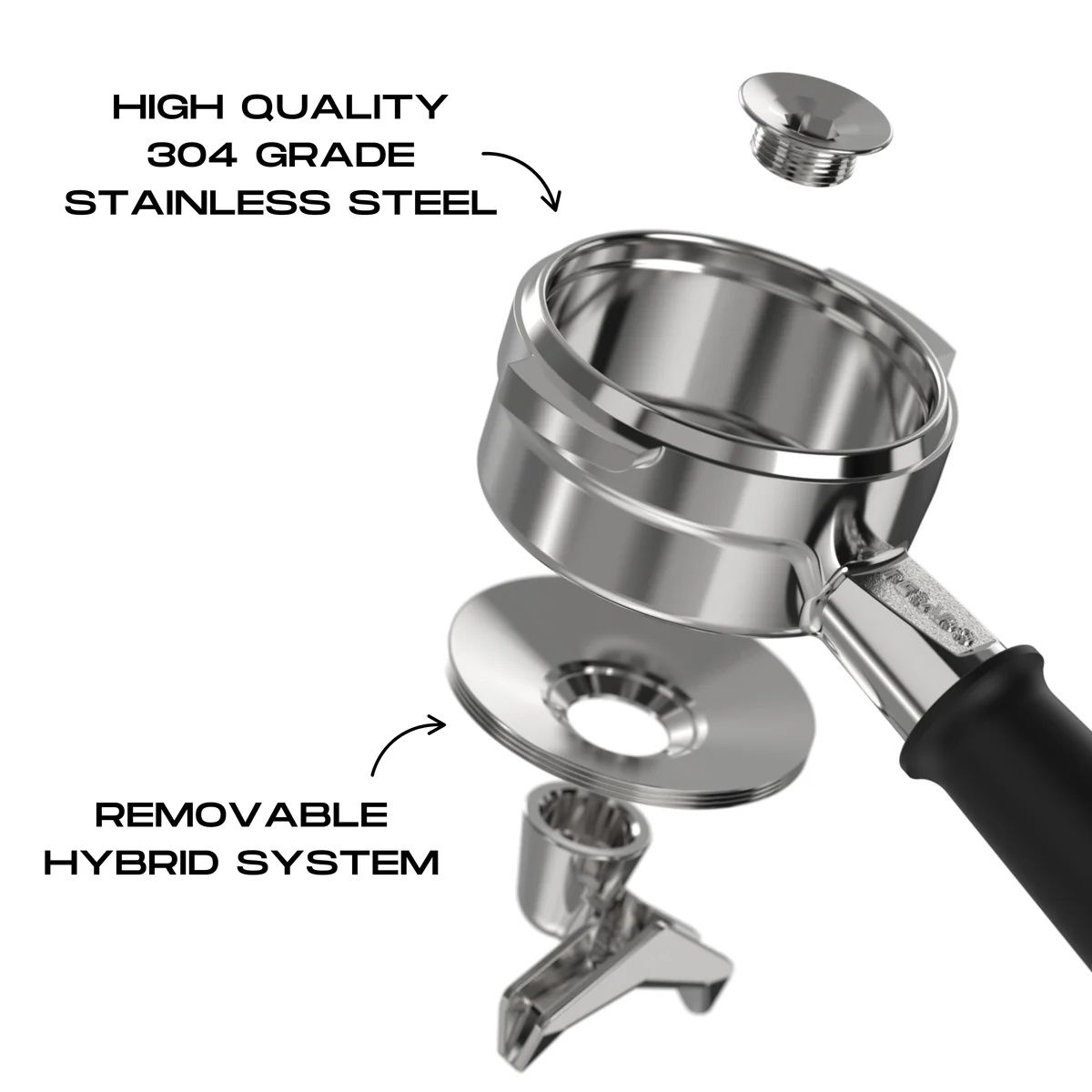 Pesado Hybrid LM/E61 Portafilter OAK