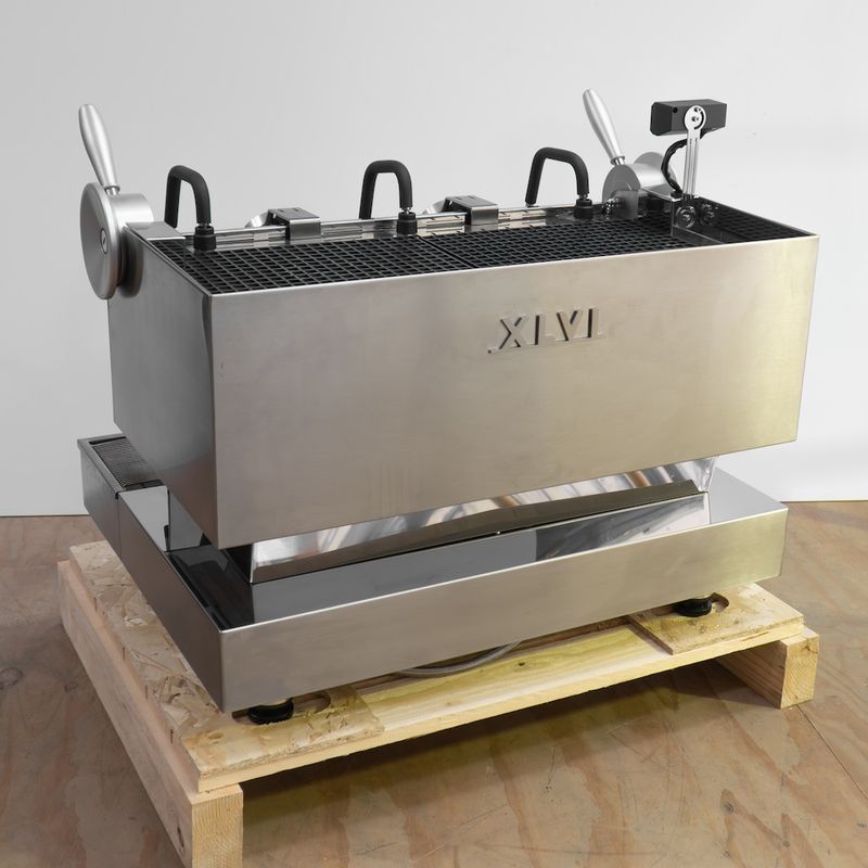2gr XLVI Steamhammer Commercial Coffee Machine- Custom Silver Steam Levers