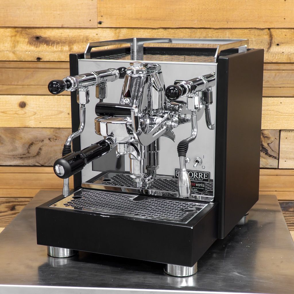 Torre Peppina Black/Chrome Home Coffee Machine (pre-owned)
