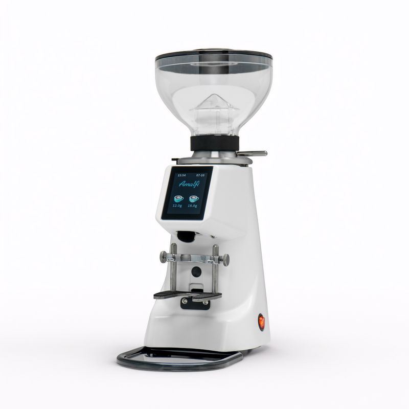 Amalfi A80 Mini Coffee Grinder - White