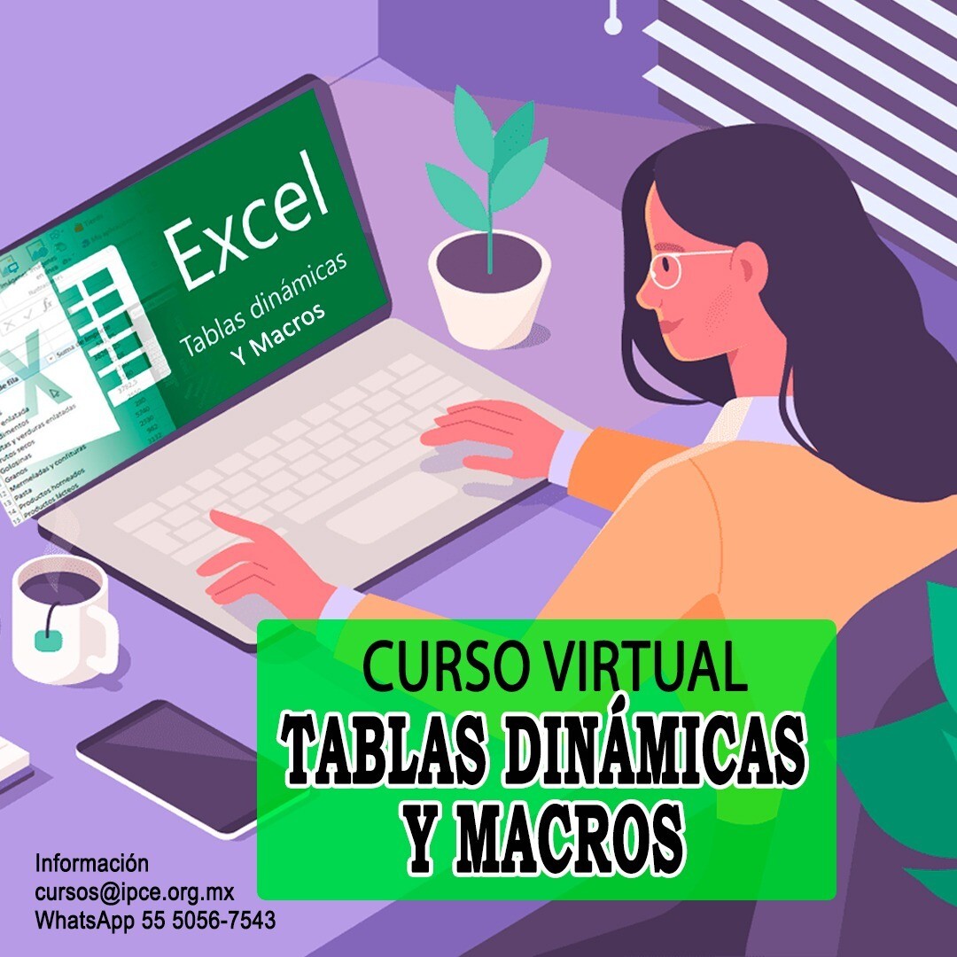 CURSO EN LINEA TABLAS DINÁMICAS Y MACROS EN EXCEL