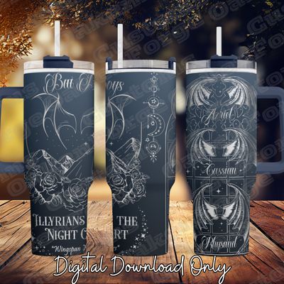 Bat Boys Night Court 40oz Tumbler wrap SVG file