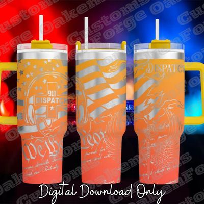 Dispatch 40oz Full Tumbler SVG File
