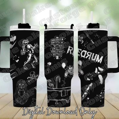 Horror 40oz Tumbler SVG File