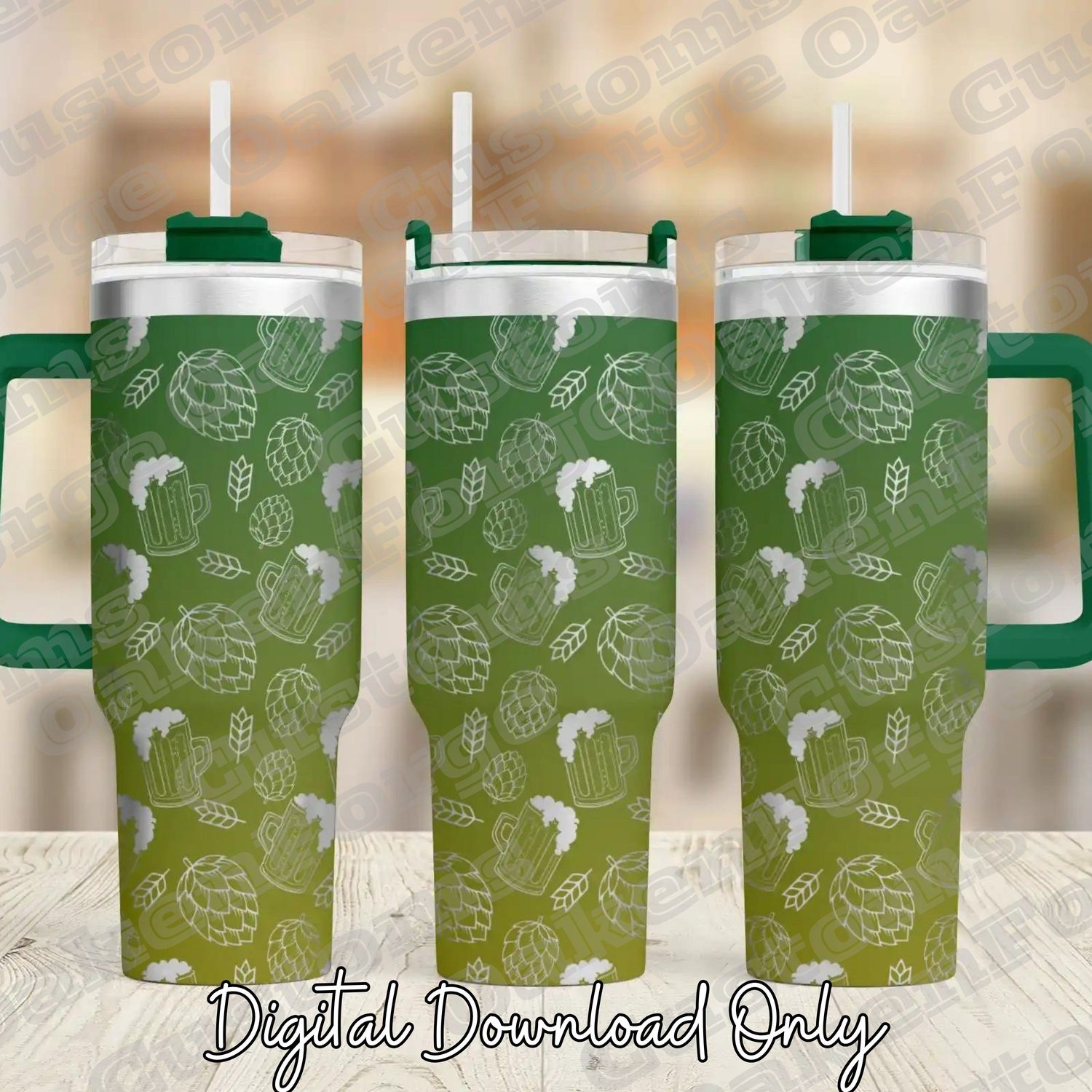 Beer Patten 40oz Tumbler SVG File