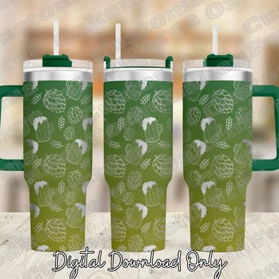 Beer Patten 40oz Tumbler SVG File