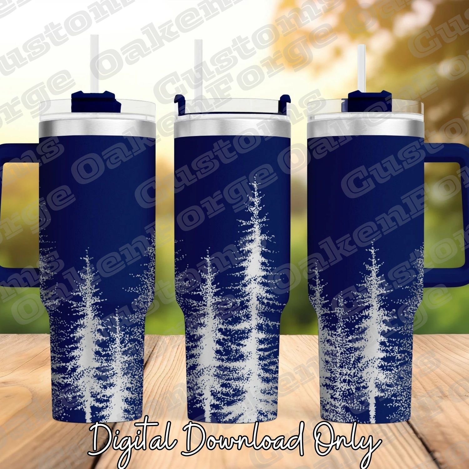 Forest for the Trees 40oz Full Wrap Tumbler SVG File