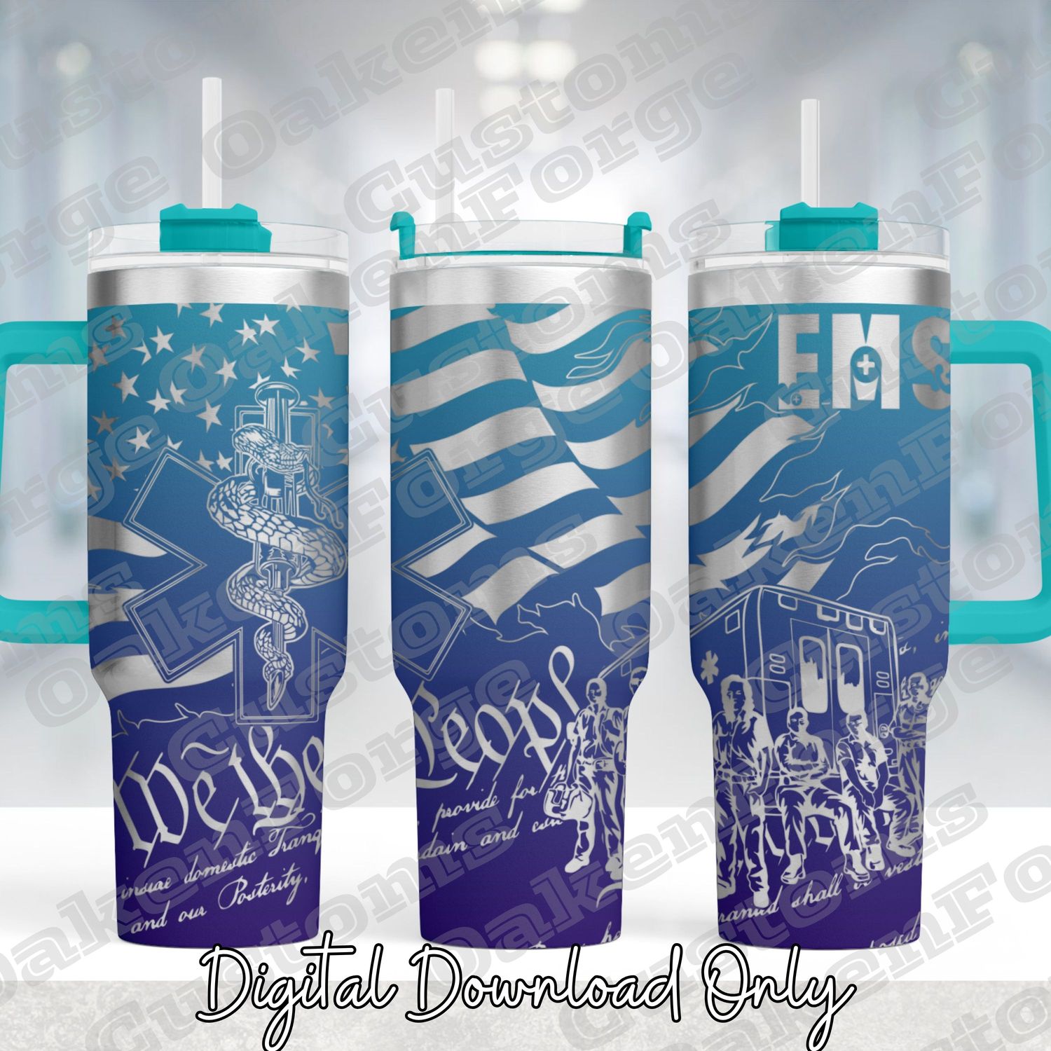 First Responder Bundle 40oz Full Wrap Tumbler SVG Files