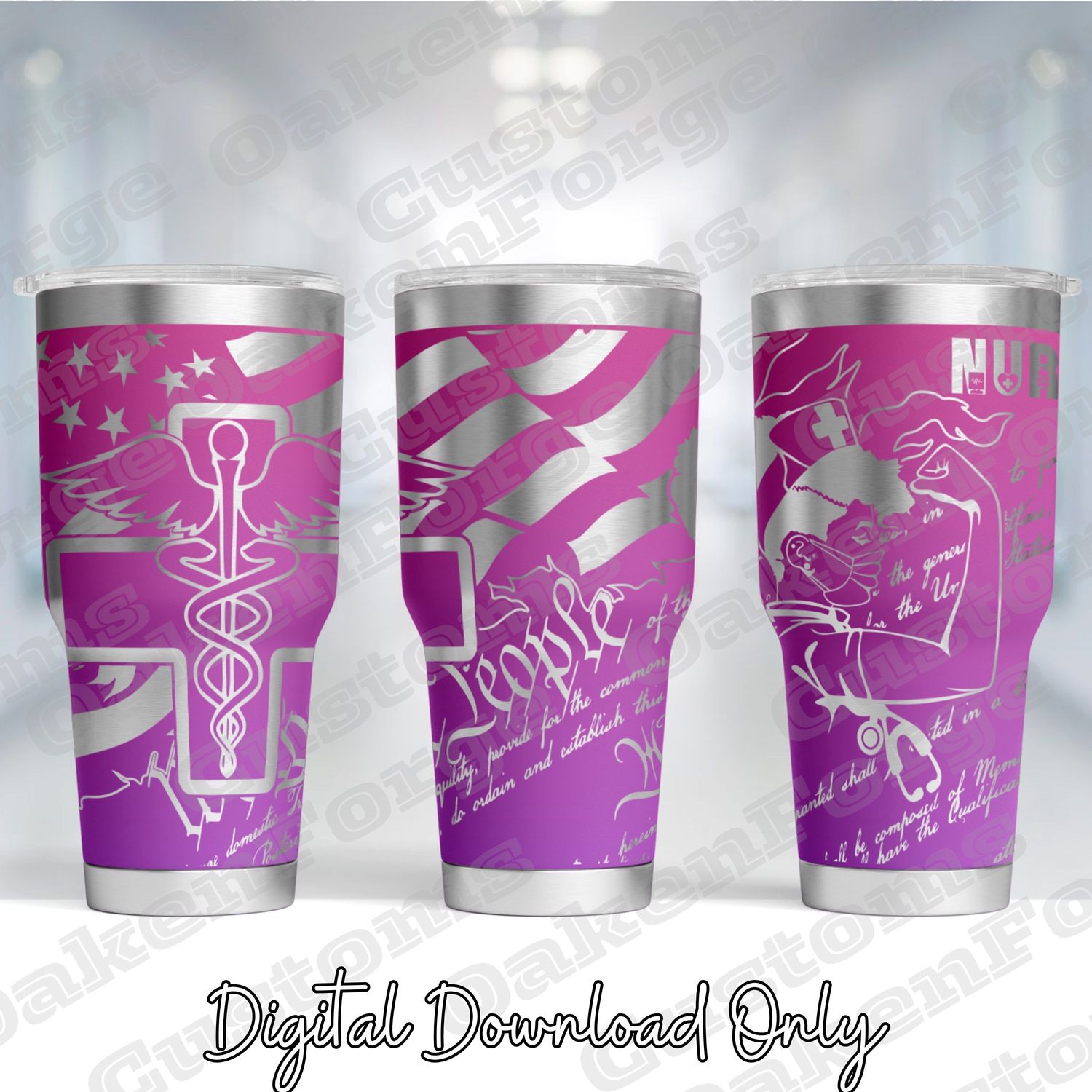 First Responder Bundle 20oz Full Wrap Tumbler SVG Files