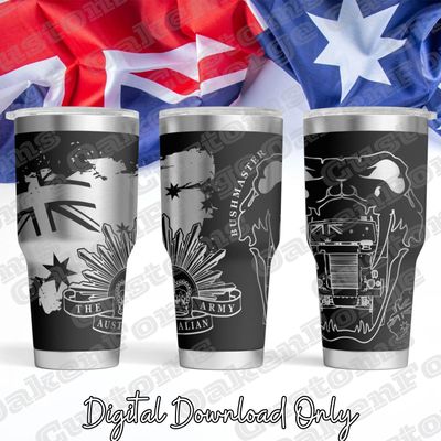 Royal Australian Army 20oz Full Wrap Tumbler SVG File