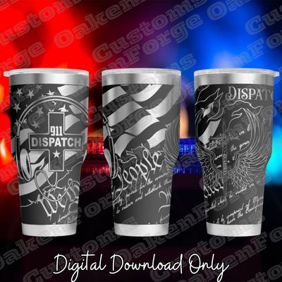 Dispatch 20oz Full Tumbler SVG File