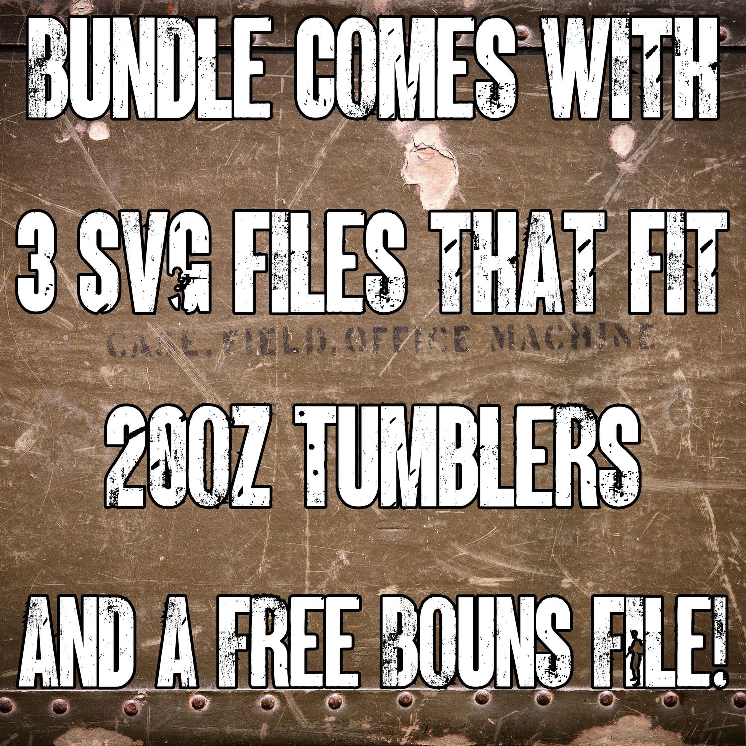 Military Bundle 20oz Full Wrap Tumbler SVG Files