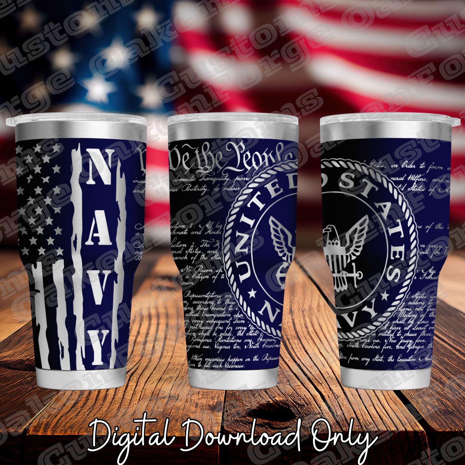 Military Bundle 20oz Full Wrap Tumbler SVG Files