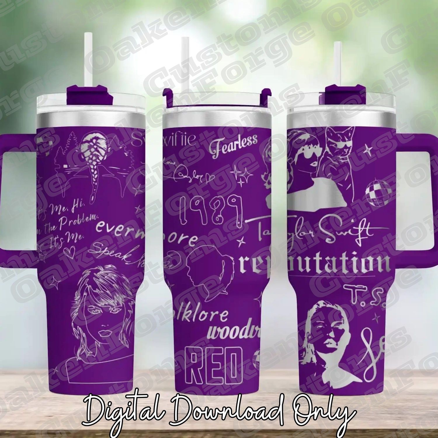 Taylor Swift 40oz Tumbler SVG File