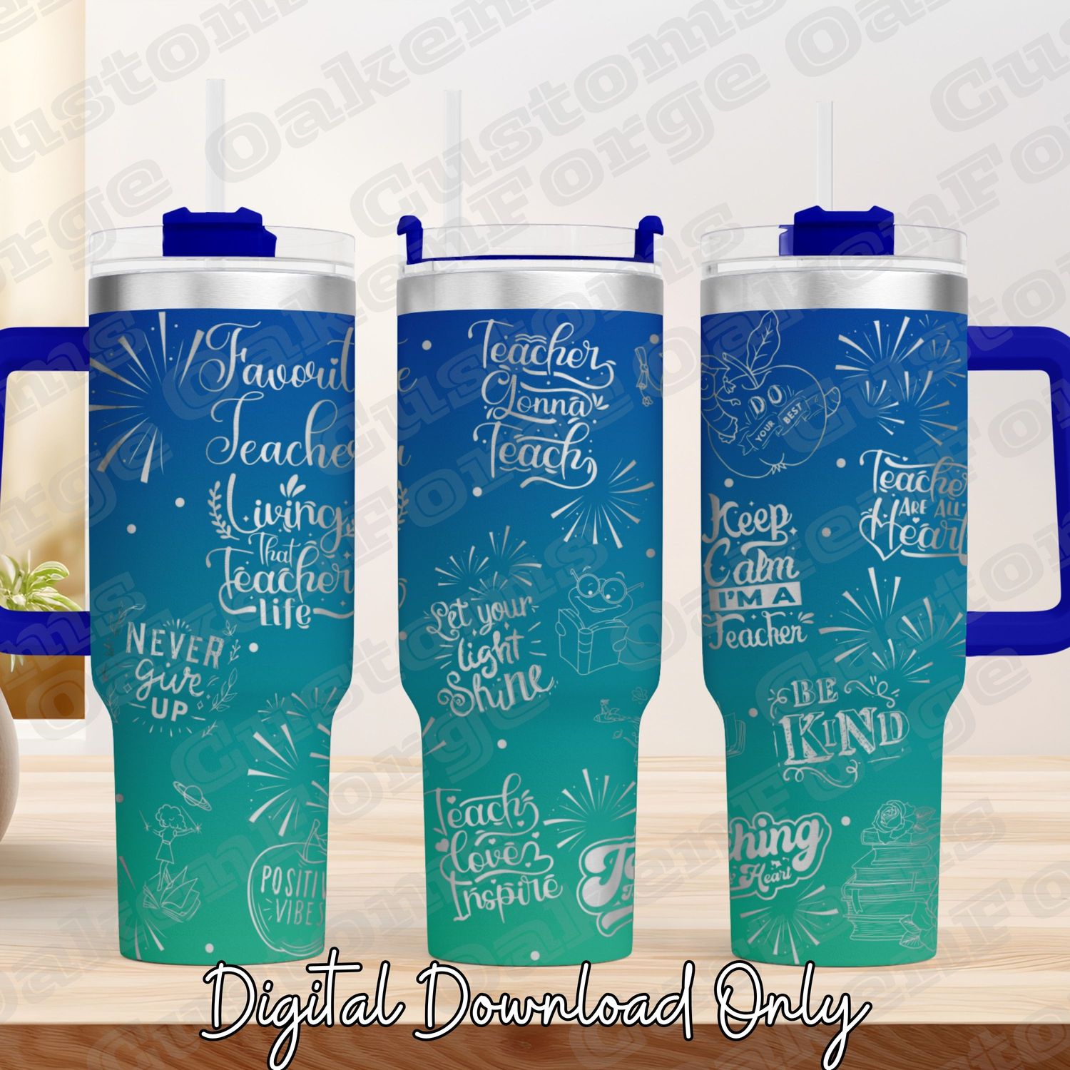 Teacher Full 40oz Tumbler SVG File