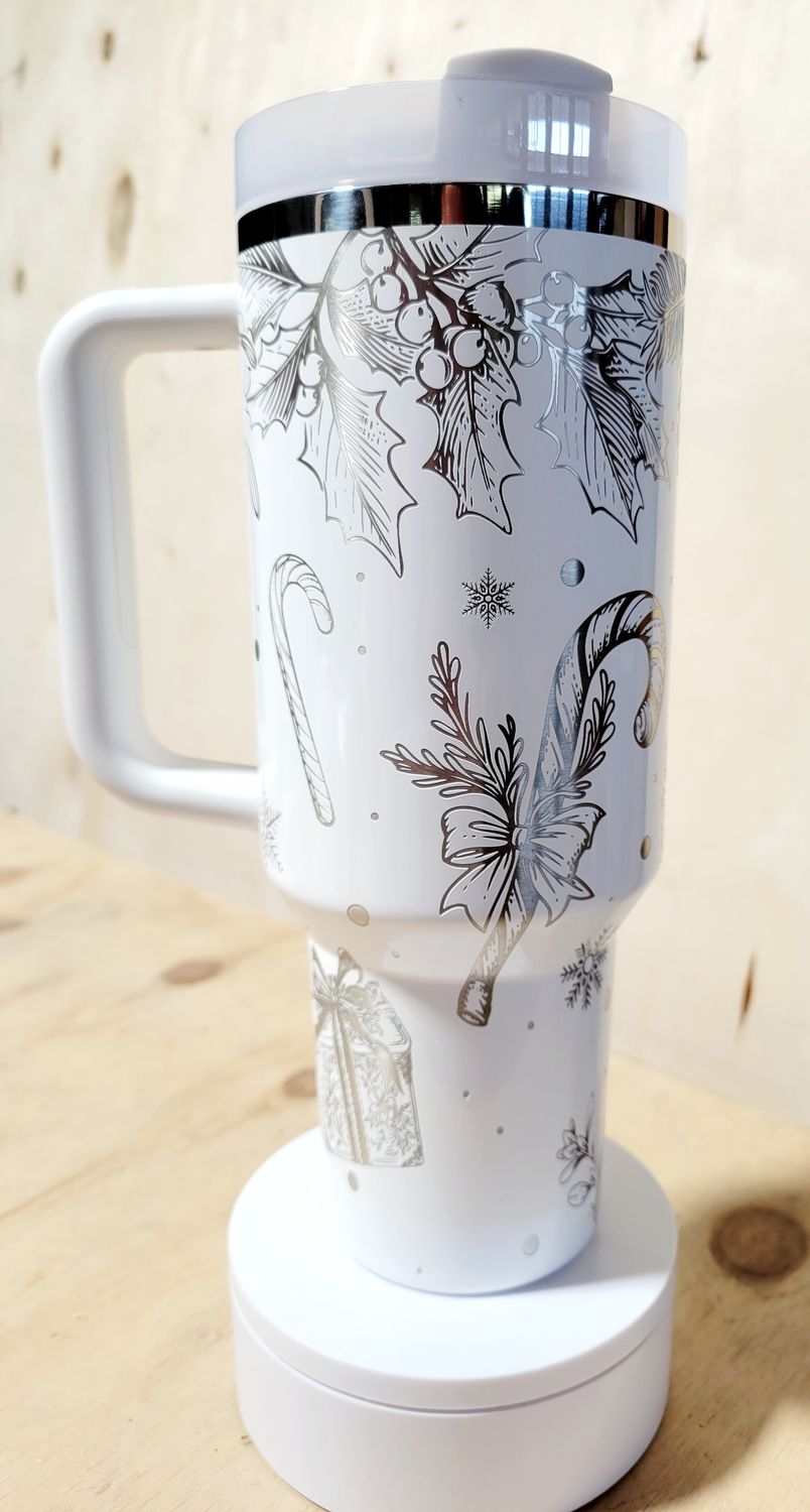 Winter Time 40oz Full Wrap Tumbler SVG File