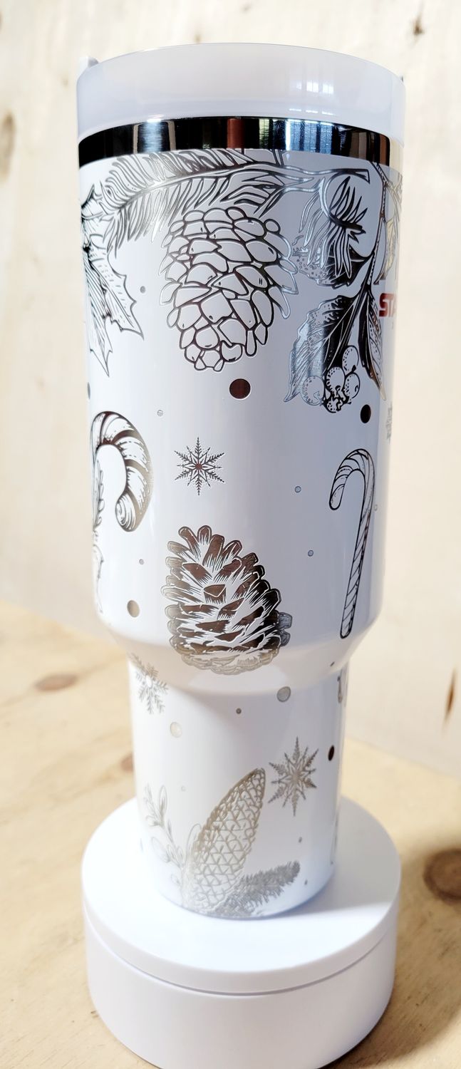 Winter Time 40oz Full Wrap Tumbler SVG File