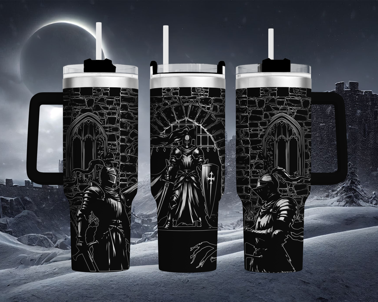 Knight Guards 40oz Full wrap