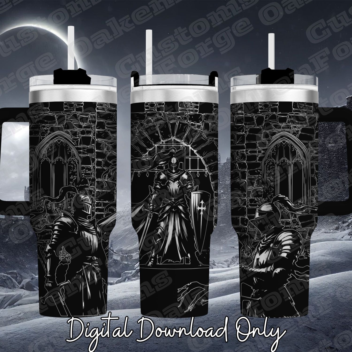 Knight Guards 40oz Full wrap