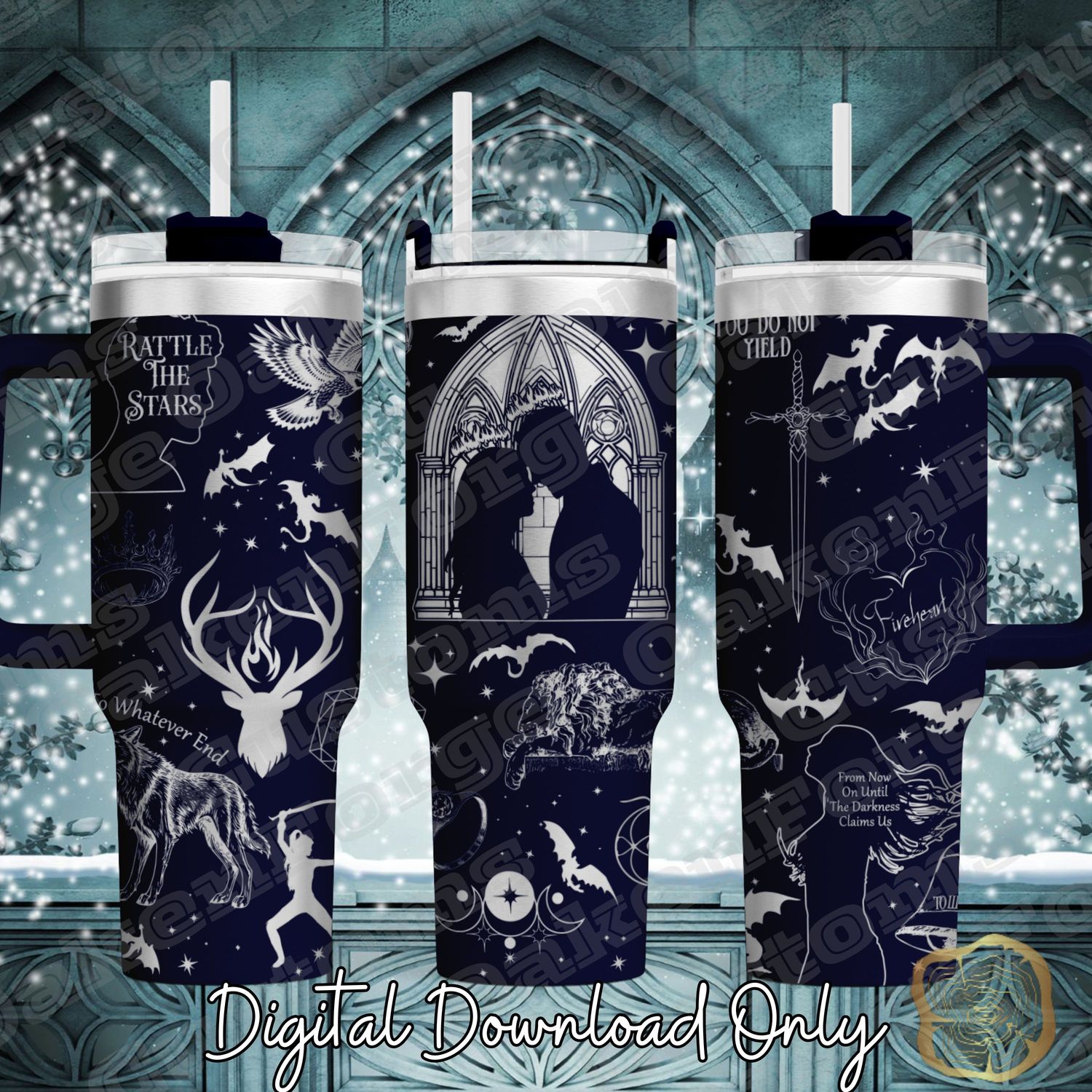 Throne of Glass 40oz Tumbler SVG File