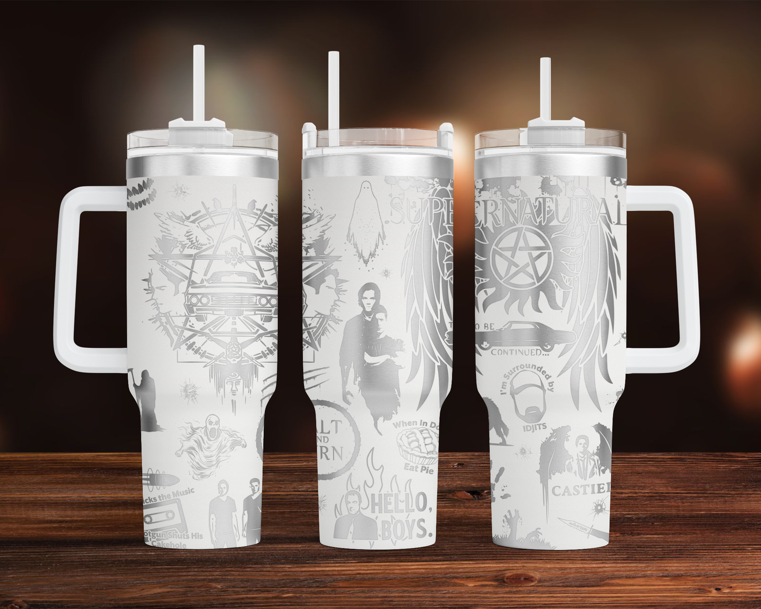 Supernatural 40oz Tumbler SVG File