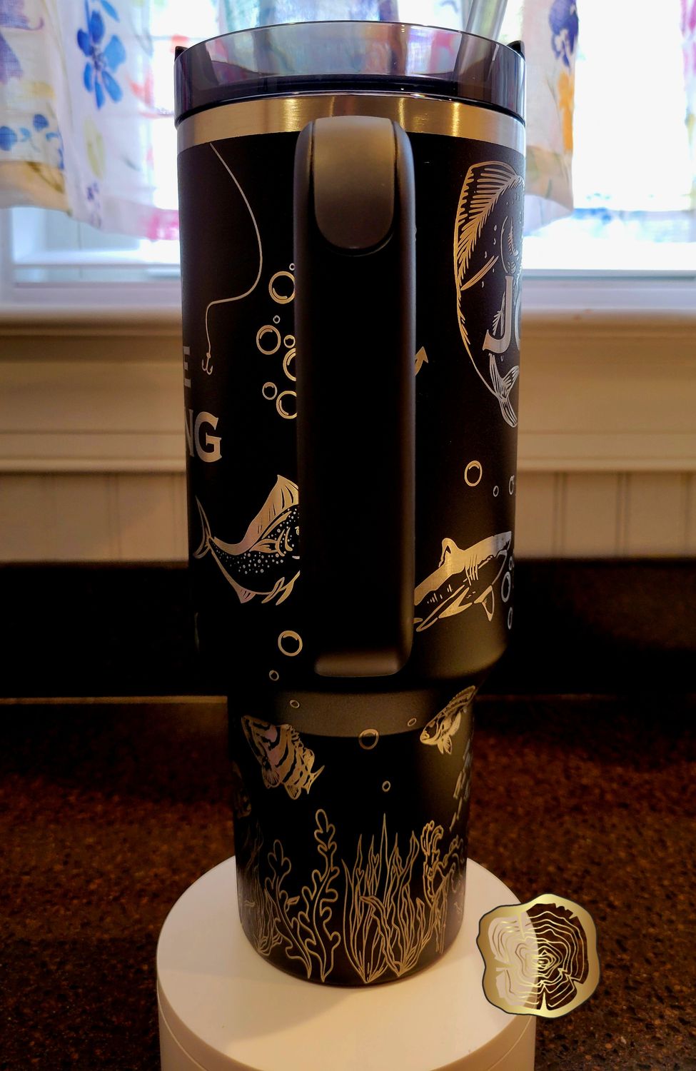 Gone Fishing 40oz Tumbler SVG File