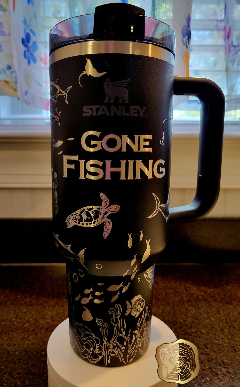 Gone Fishing 40oz Tumbler SVG File