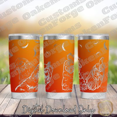 Chicken BOCK! 20oz Tumbler SVG File