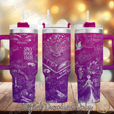 Book SMUT 40oz Tumbler SVG File