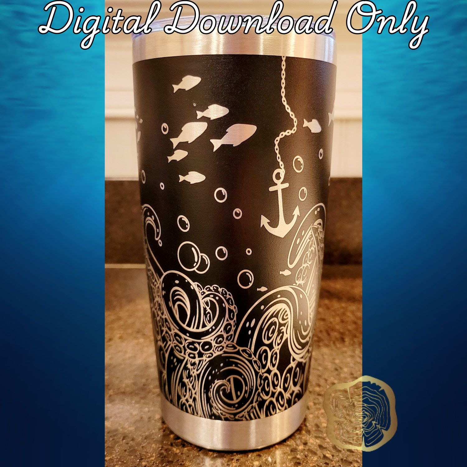 It Comes from the Deep 20oz Full Wrap Tumbler SVG File