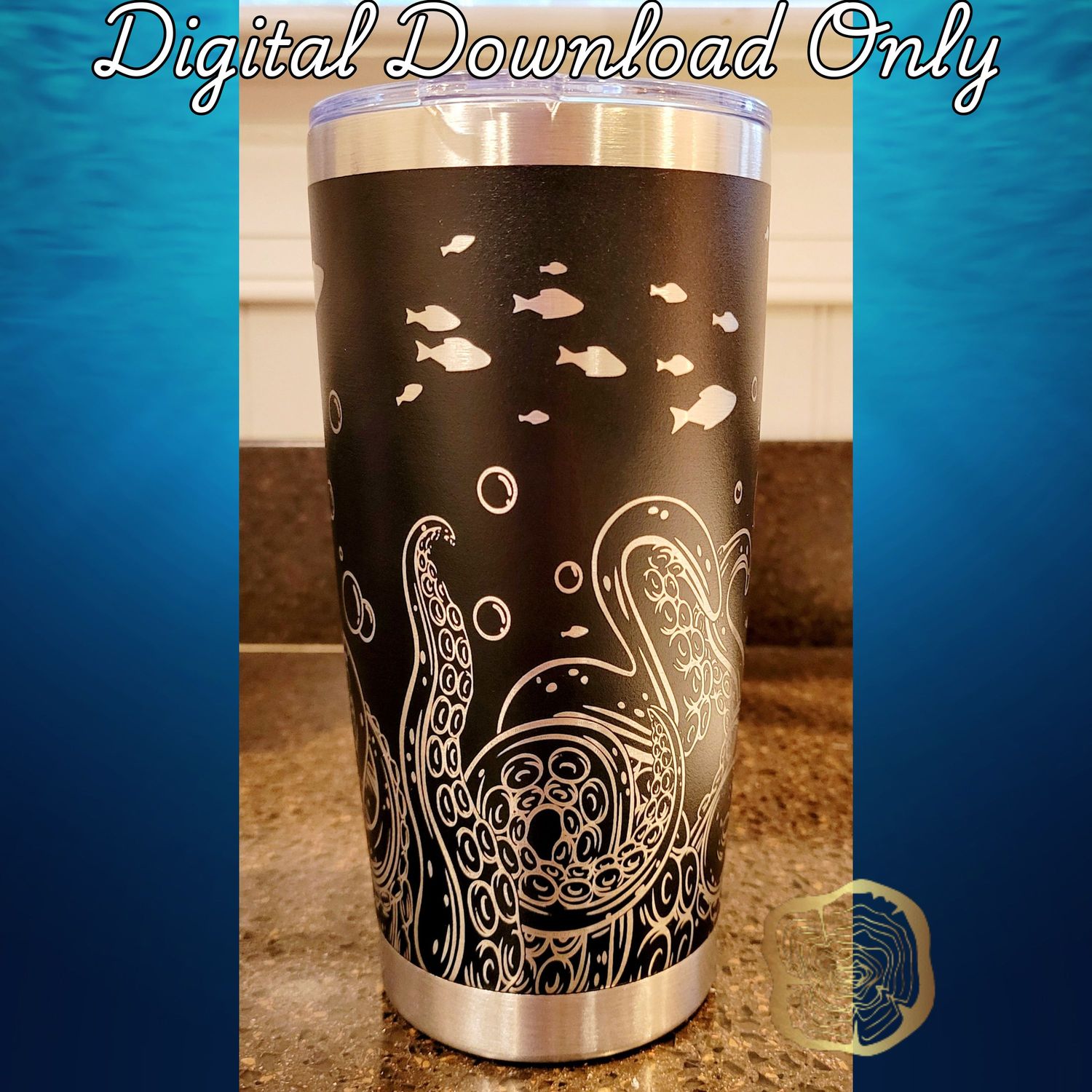 It Comes from the Deep 20oz Full Wrap Tumbler SVG File