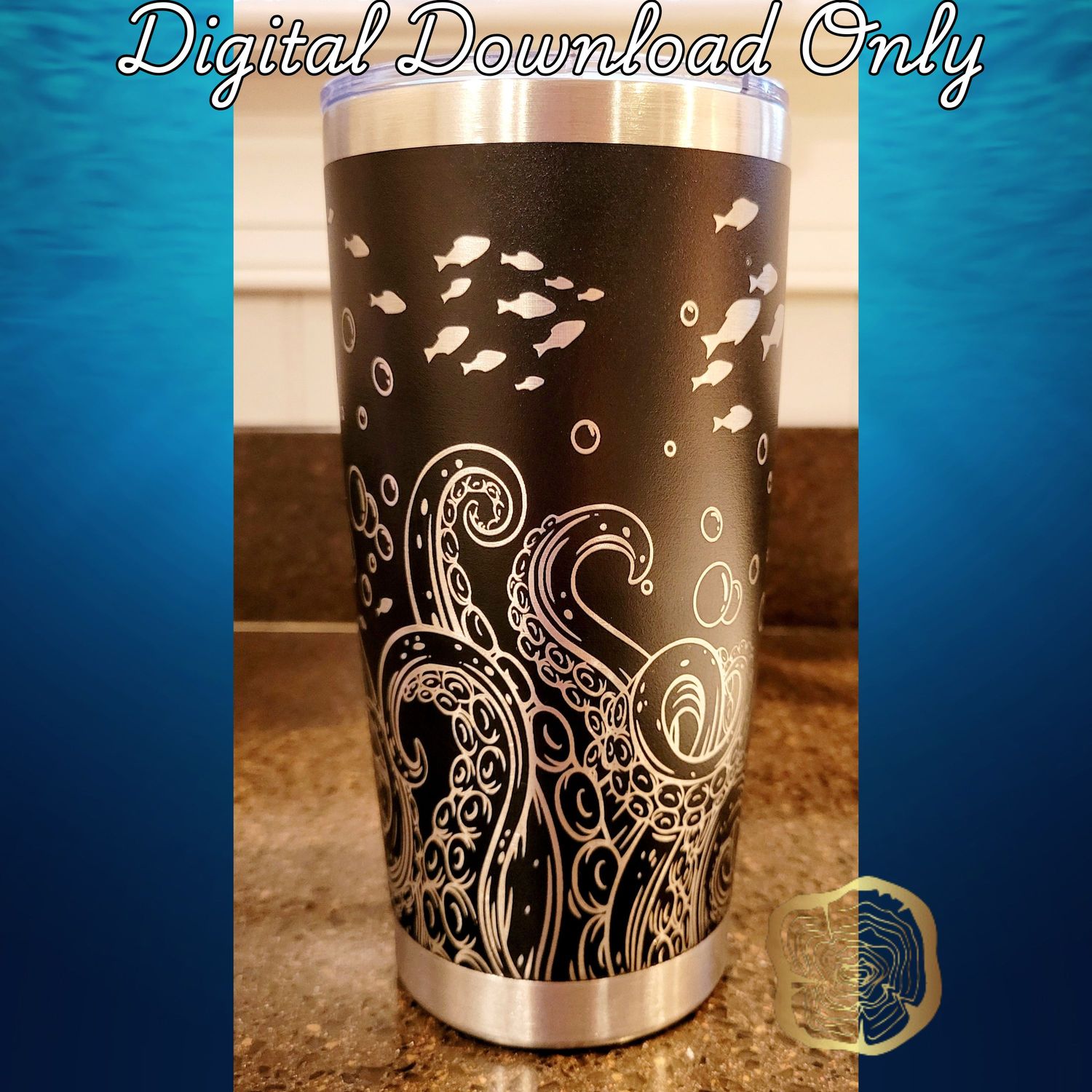 It Comes from the Deep 20oz Full Wrap Tumbler SVG File