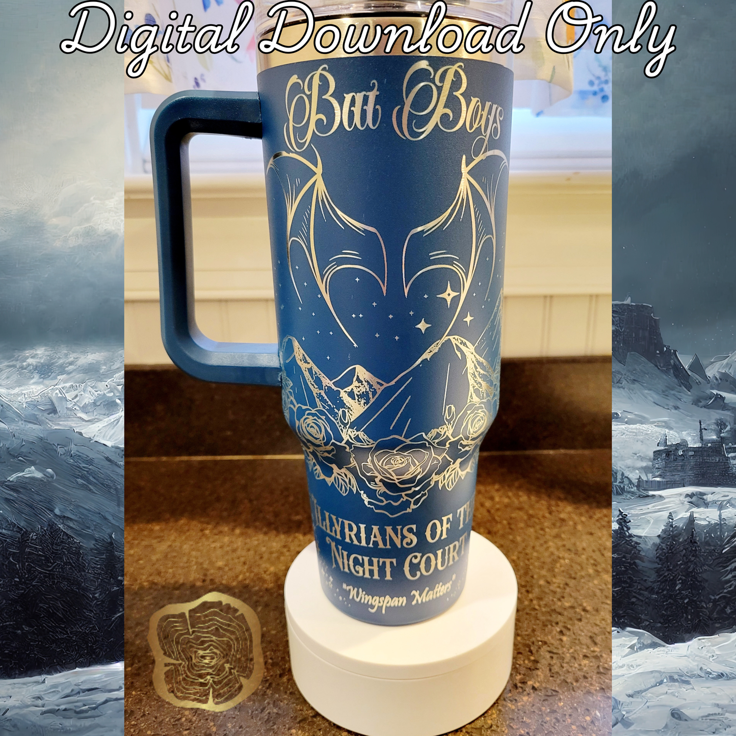 Bat Boys Night Court 40oz Tumbler wrap SVG file