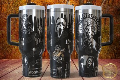 Ghostface Full 40oz Tumbler SVG File