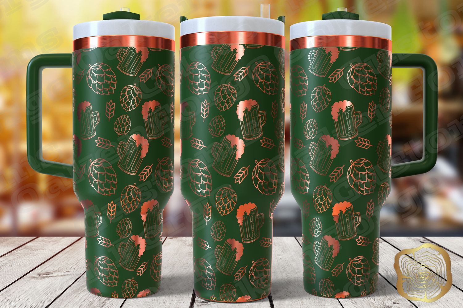 Beer Patten 40oz Tumbler SVG File