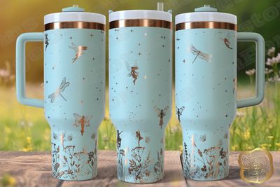 Fairy 40oz Tumbler Full Wrap SVG File