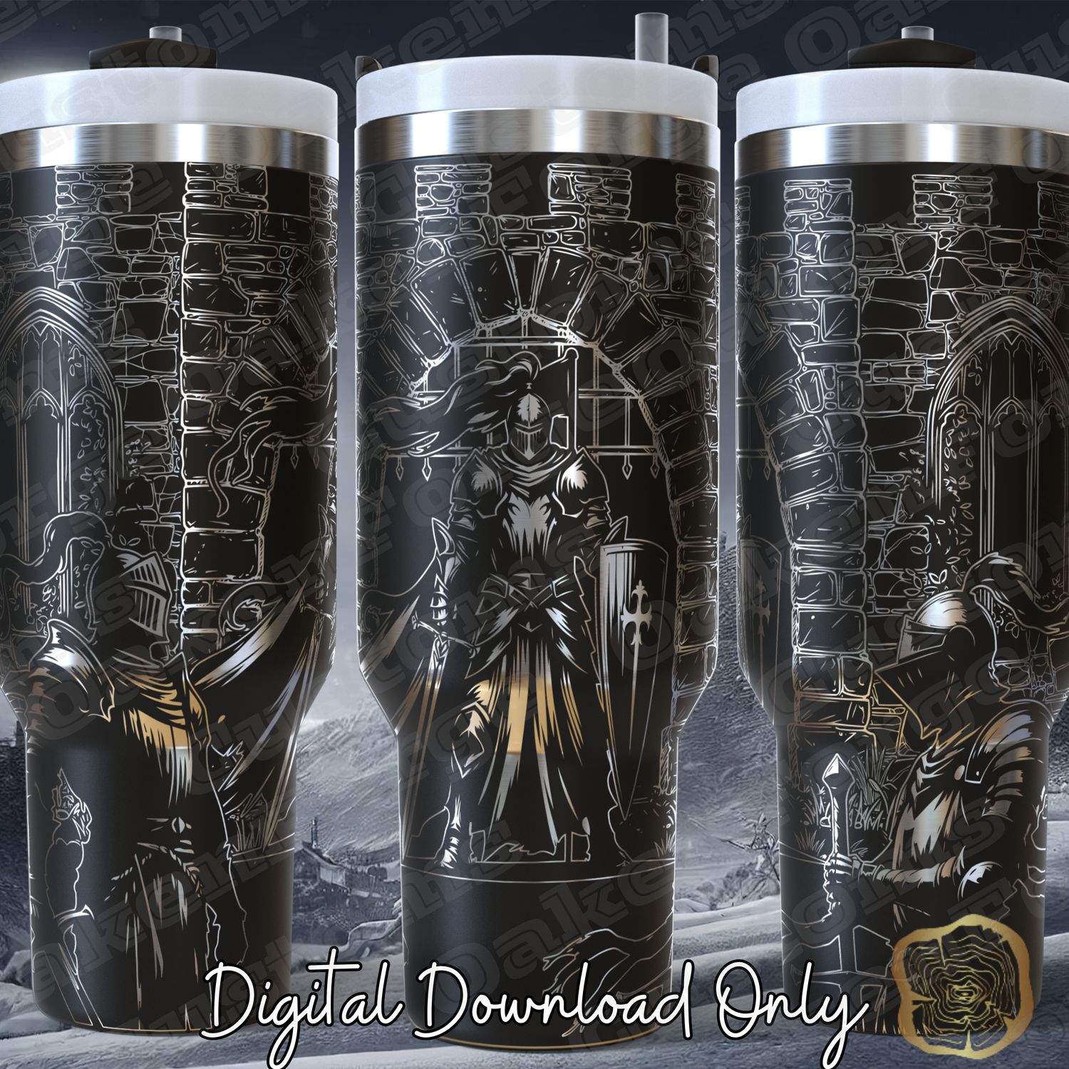 Knight Guards 40oz Full wrap