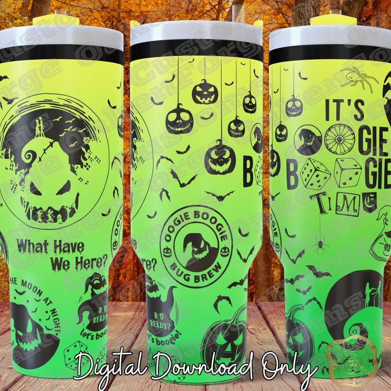 Oogie Boogie 40oz Tumbler SVG File