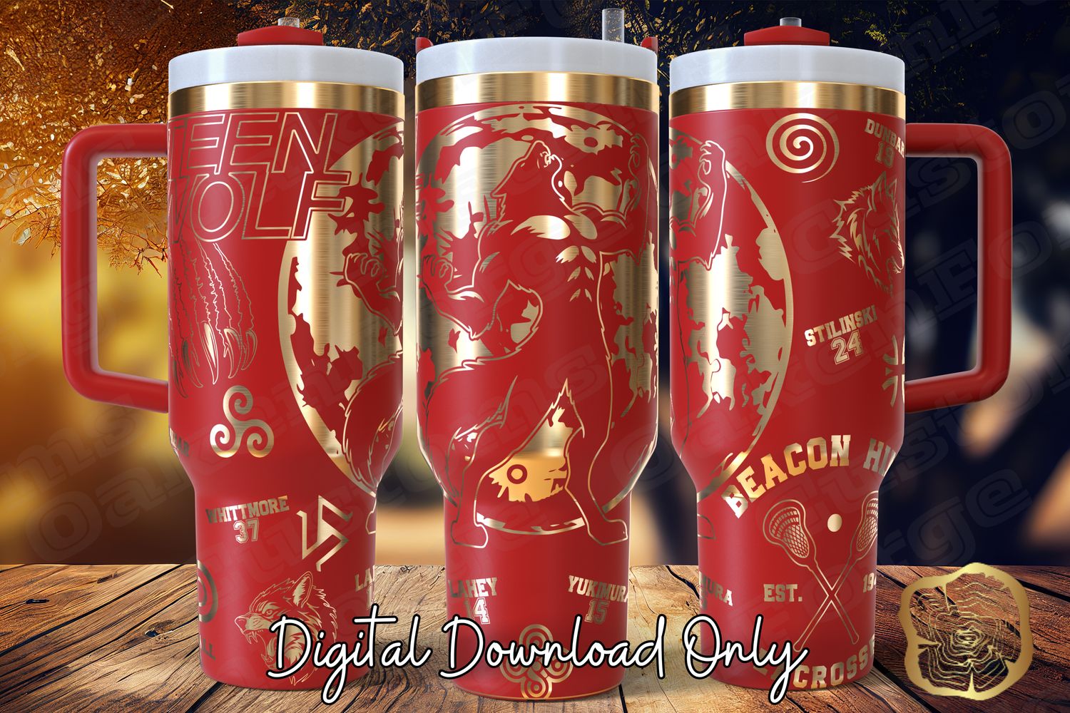 Wild Nights 40oz Full Wrap Tumbler SVG File
