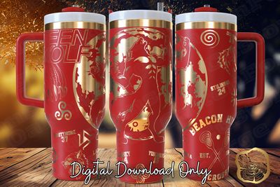Wild Nights 40oz Full Wrap Tumbler SVG File