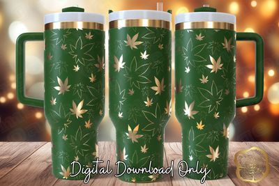 420 Full 40oz Tumbler SVG File