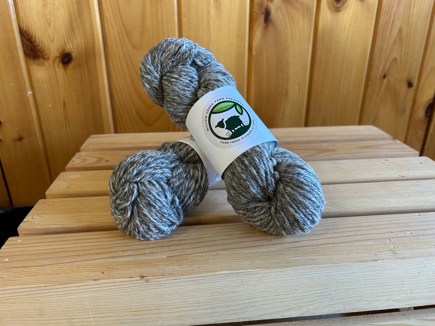 3 Ply Worsted "Fancy Gray"