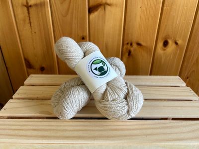 2 Ply DK "Peppered Cream"