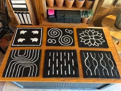 WCFP Dish Mats - Needle Felted