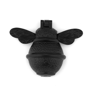 Brass Bee Door Knocker - BLACK