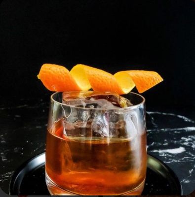 Orange old fashion